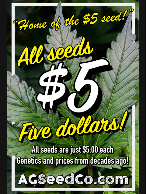 ALL SEEDS JUST $5.00!